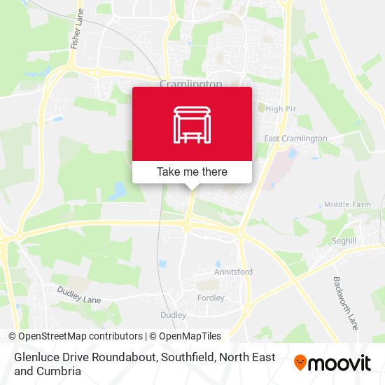 Glenluce Drive Roundabout, Southfield map