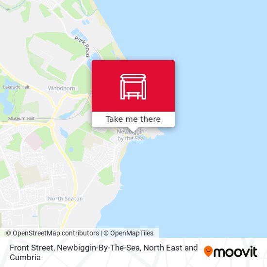 Front Street, Newbiggin-By-The-Sea map