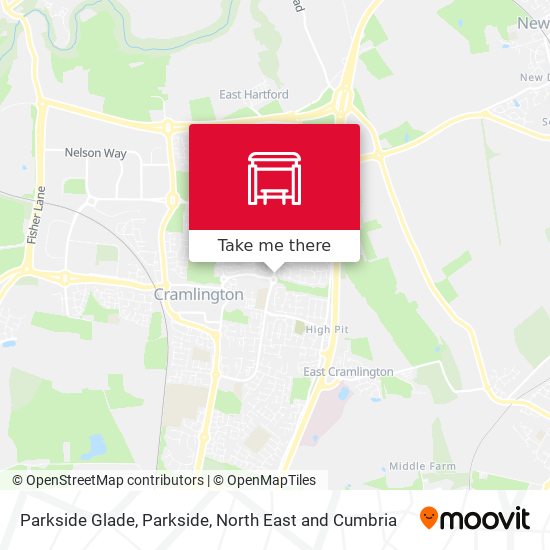 Parkside Glade, Parkside map