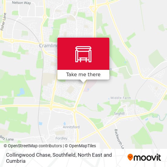 Collingwood Chase, Southfield map