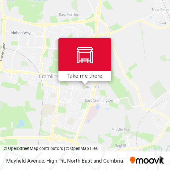 Mayfield Avenue, High Pit map