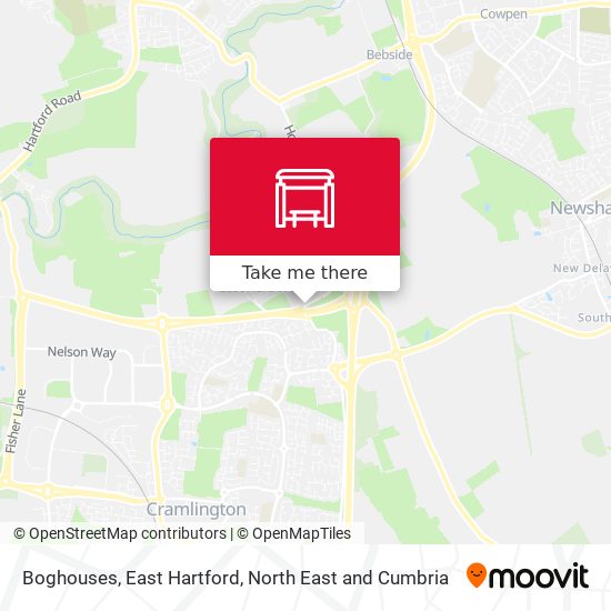 Boghouses, East Hartford map
