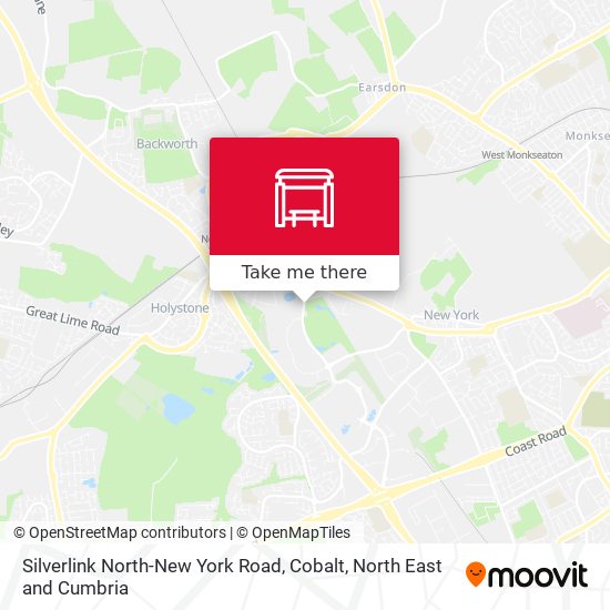 Silverlink North-New York Road, Cobalt map