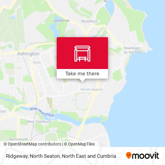 Ridgeway, North Seaton map