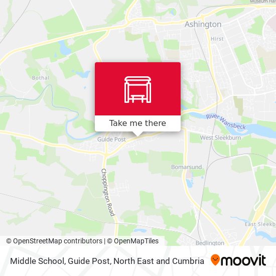 Middle School, Guide Post map