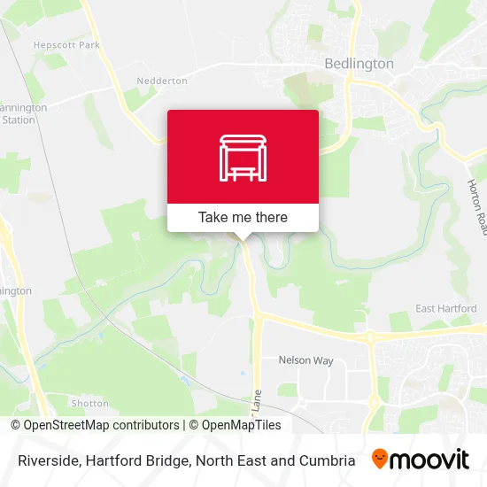 Riverside, Hartford Bridge map