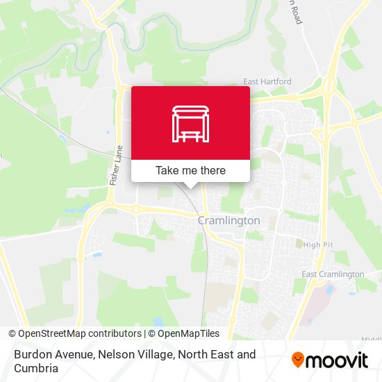 Burdon Avenue, Nelson Village map