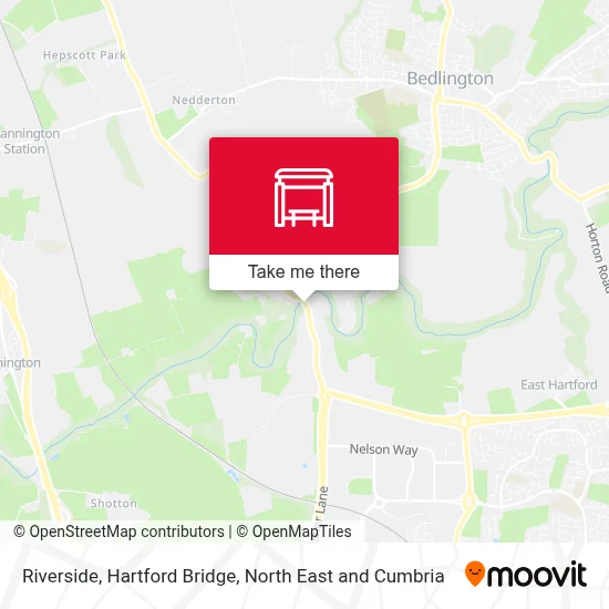 Riverside, Hartford Bridge map