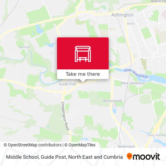 Middle School, Guide Post map