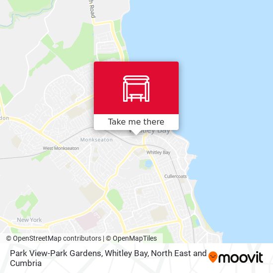 Park View-Park Gardens, Whitley Bay map