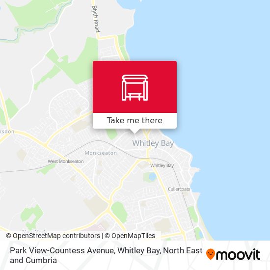 Park View-Countess Avenue, Whitley Bay map