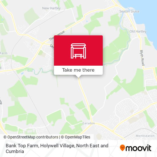 Bank Top Farm, Holywell Village map