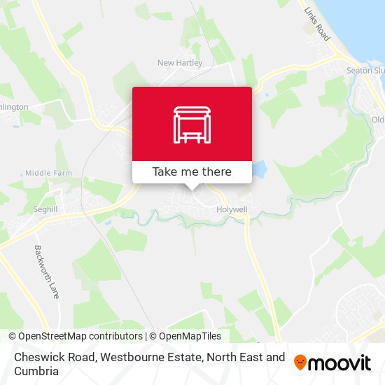 Cheswick Road, Westbourne Estate map