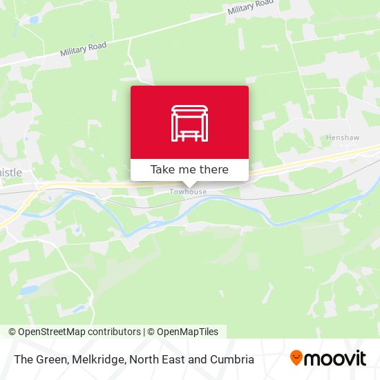 The Green, Melkridge map