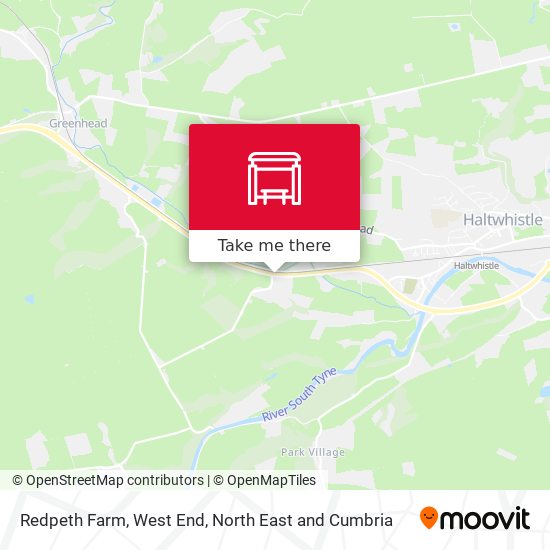 Redpeth Farm, West End map