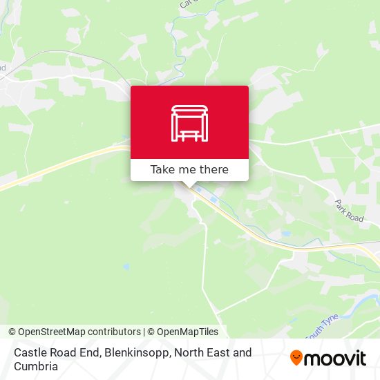 Castle Road End, Blenkinsopp map
