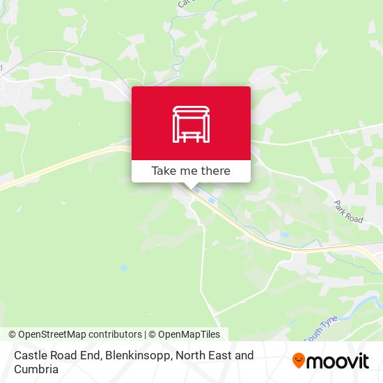 Castle Road End, Blenkinsopp map