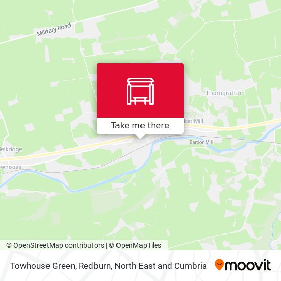 Towhouse Green, Redburn map