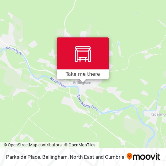 Parkside Place, Bellingham map