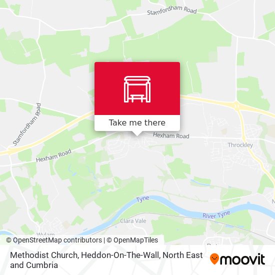 Methodist Church, Heddon-On-The-Wall map