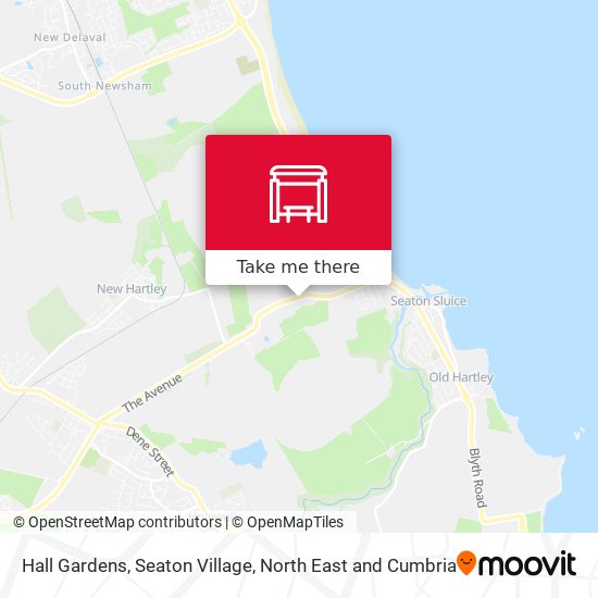 Hall Gardens, Seaton Village map