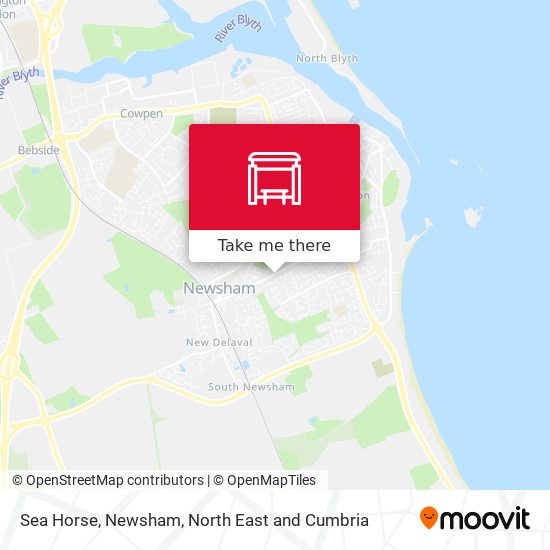 Sea Horse, Newsham map