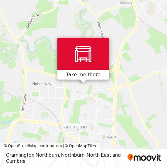 Cramlington Northburn, Northburn map