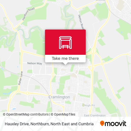 Hauxley Drive, Northburn map