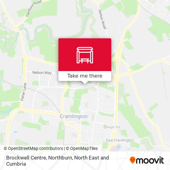 Brockwell Centre, Northburn map