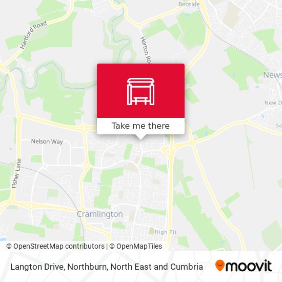 Langton Drive, Northburn map