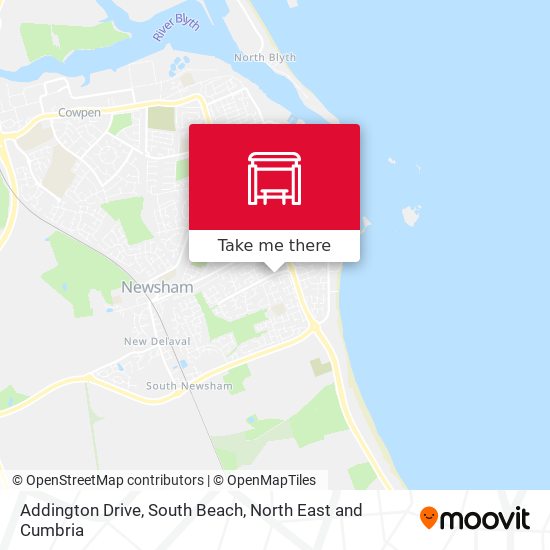 Addington Drive, South Beach map