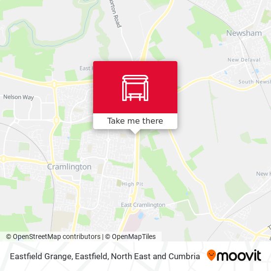 Eastfield Grange, Eastfield map