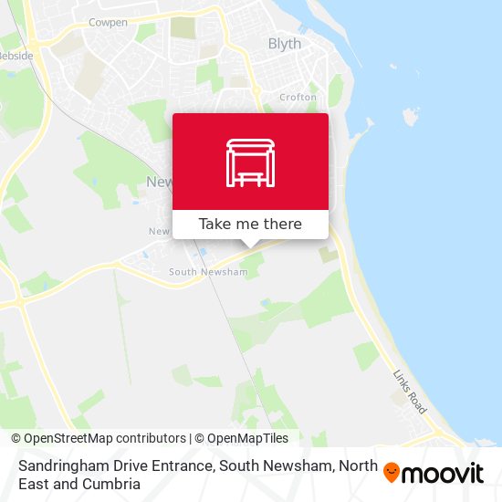 Sandringham Drive Entrance, South Newsham map