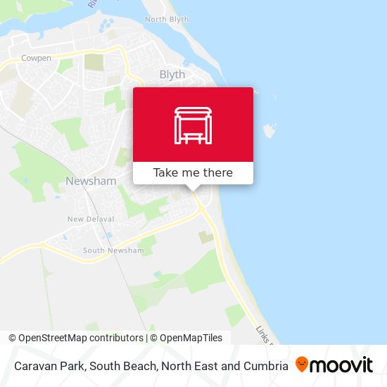 Caravan Park, South Beach map