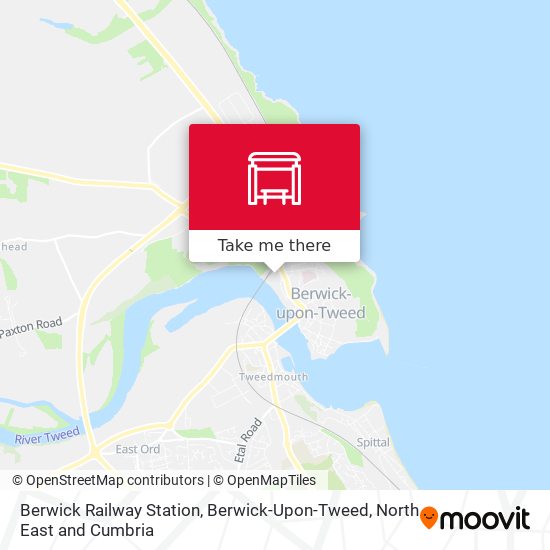 Berwick Railway Station, Berwick-Upon-Tweed map