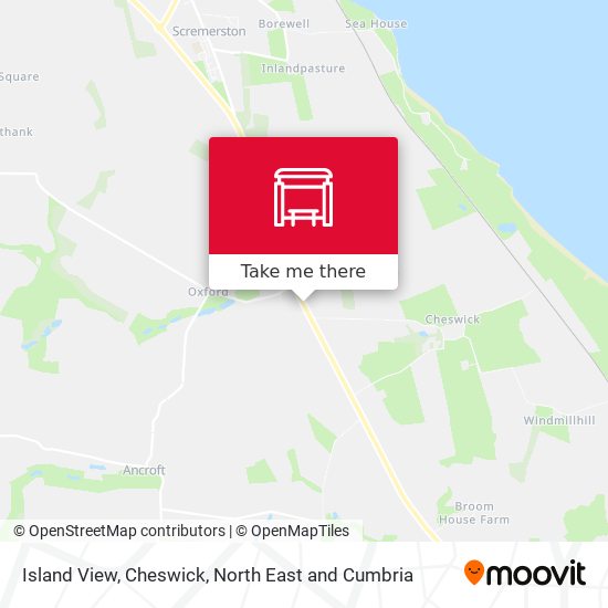 Island View, Cheswick map