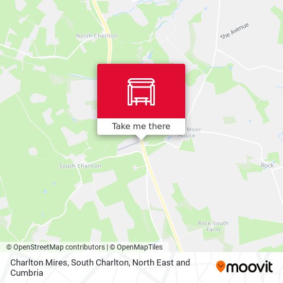 Charlton Mires, South Charlton map