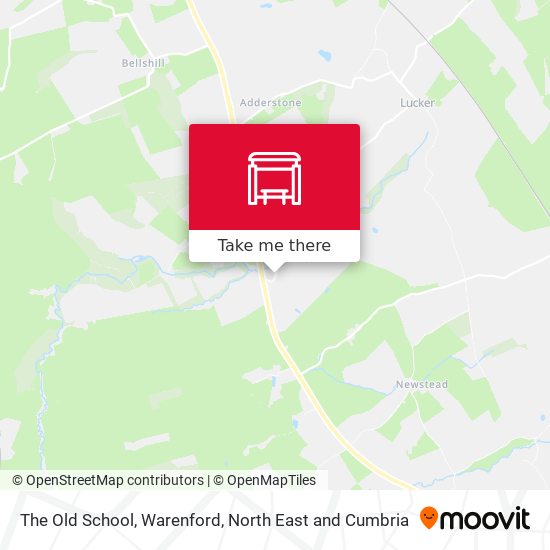 The Old School, Warenford map