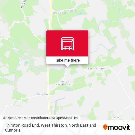 Thirston Road End, West Thirston map