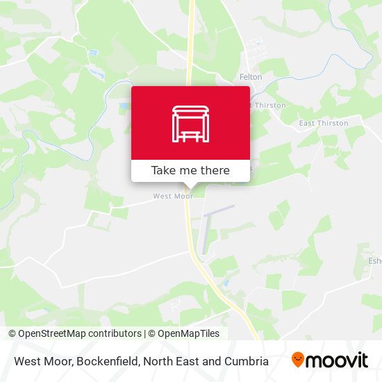 West Moor, Bockenfield map