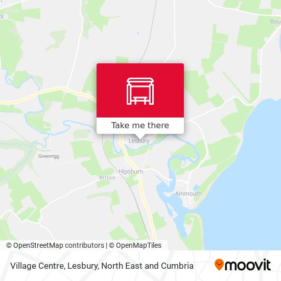 Village Centre, Lesbury map
