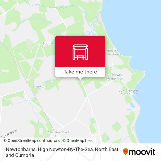 Newtonbarns, High Newton-By-The-Sea map
