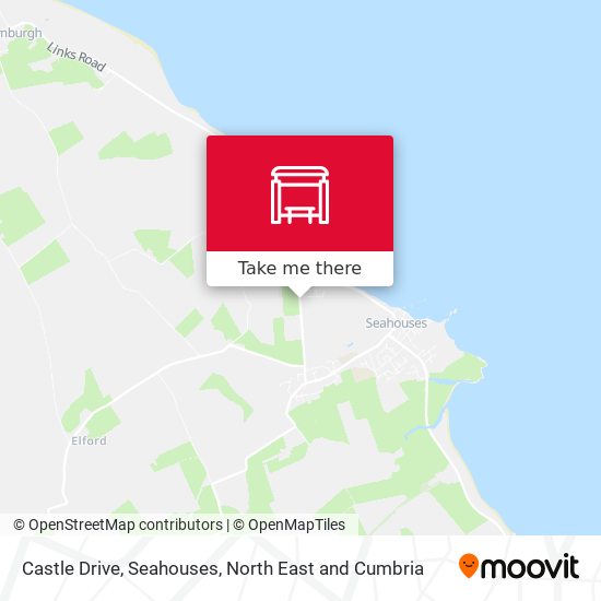 Castle Drive, Seahouses map