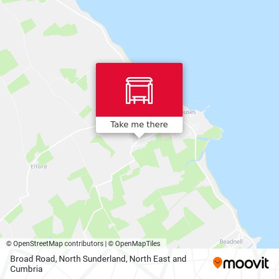 Broad Road, North Sunderland map