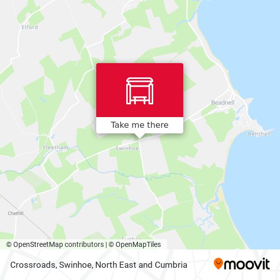 Crossroads, Swinhoe map