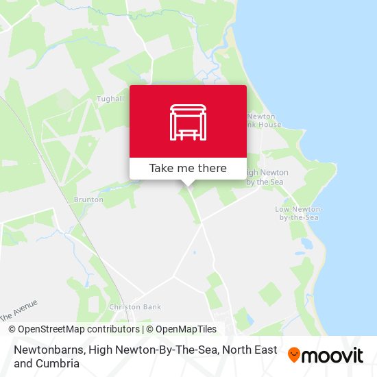 Newtonbarns, High Newton-By-The-Sea map