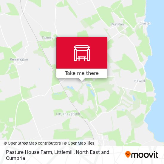 Pasture House Farm, Littlemill map