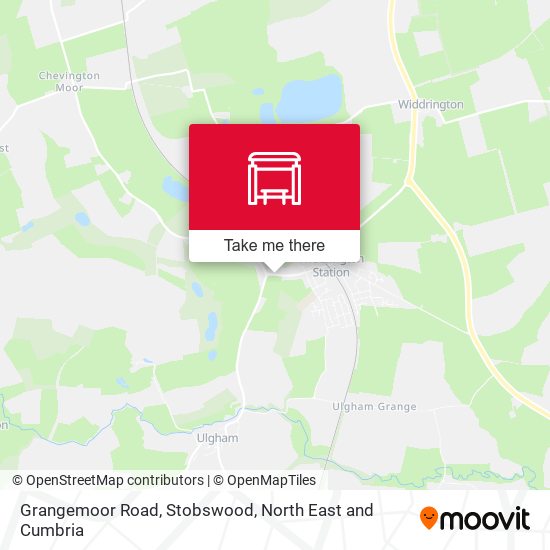 Grangemoor Road, Stobswood map
