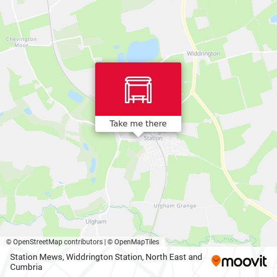 Station Mews, Widdrington Station map