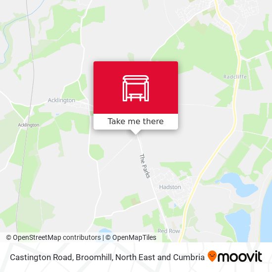 Castington Road, Broomhill map